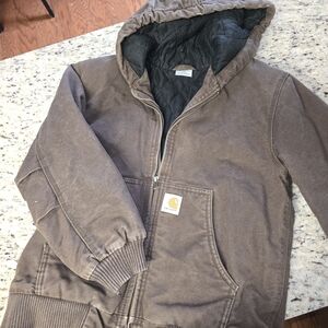 Carhartt Brown Hooded Jacket